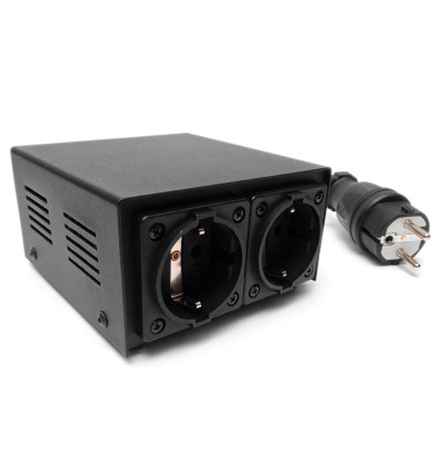 Tomanek TAP2P+ - 2-gniazdowa listwa zasilająca z filtrem sieci i DC blockerem