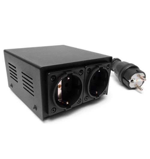 Tomanek TAP2P+ - 2-gniazdowa listwa zasilająca z filtrem sieci i DC blockerem