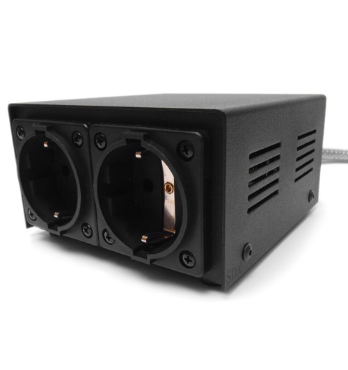 Tomanek TAP2P+ - 2-gniazdowa listwa zasilająca z filtrem sieci i DC blockerem