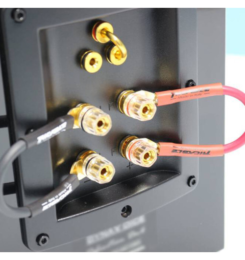 Ricable Dedalus Bridge DPF - Audiofilskie zworki do kolumn głośnikowych widły-widły komplet 4x 16cm