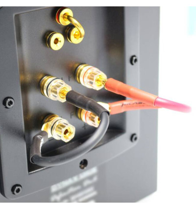 Ricable Dedalus Bridge Elite EPB - Audiofilskie zworki do kolumn głośnikowych widły-banan komplet 4x 16cm