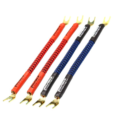 Ricable Invictus Bridge Reference RPF - Audiofilskie zworki do kolumn głośnikowych widły-widły komplet 4x 18cm