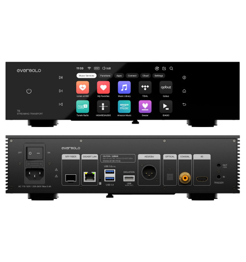 EverSolo T8 - Profesjonalny transport sieciowy / streamer audio