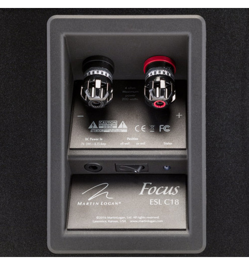 MartinLogan Focus ESL C18 - Kolumna centralna do kina domowego Hi-End