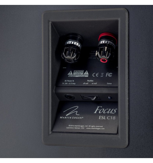MartinLogan Focus ESL C18 - Kolumna centralna do kina domowego Hi-End
