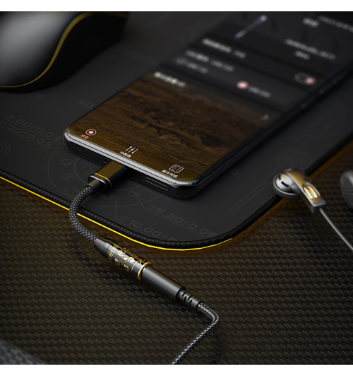 FiiO x Jade Audio JIEZI B 4.4mm - Wzmacniacz słuchawkowy z przetwornikiem DAC USB-C