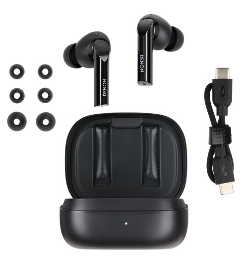 Denon AH-C840NCW - Bezprzewodowe słuchawki dokanałowe TWS z ANC Bluetooth 5.3