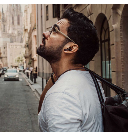 Denon AH-C840NCW - Bezprzewodowe słuchawki dokanałowe TWS z ANC Bluetooth 5.3