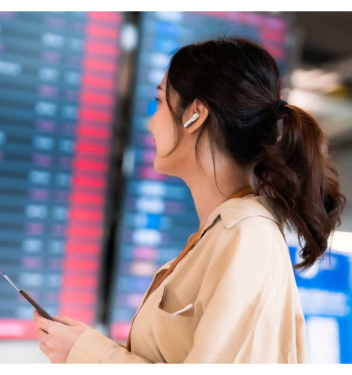 Denon AH-C840NCW - Bezprzewodowe słuchawki dokanałowe TWS z ANC Bluetooth 5.3