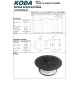KODA TW-25-15-6-MS-AC-UD/MS (D7)  – zamienny głośnik wysokotonowy