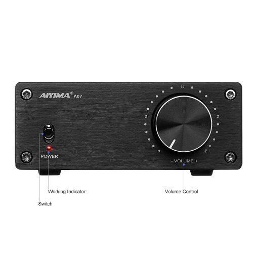 AIYIMA A07 – kompaktowy wzmacniacz stereo 2x300W z układem TPA3255