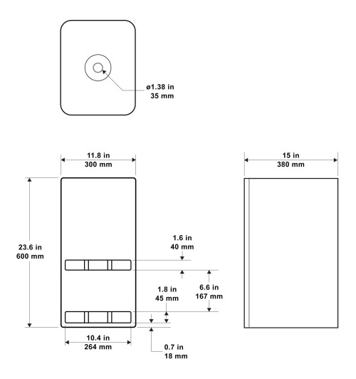 Biamp Desono SUB2201-BL - Pasywny subwoofer 10"