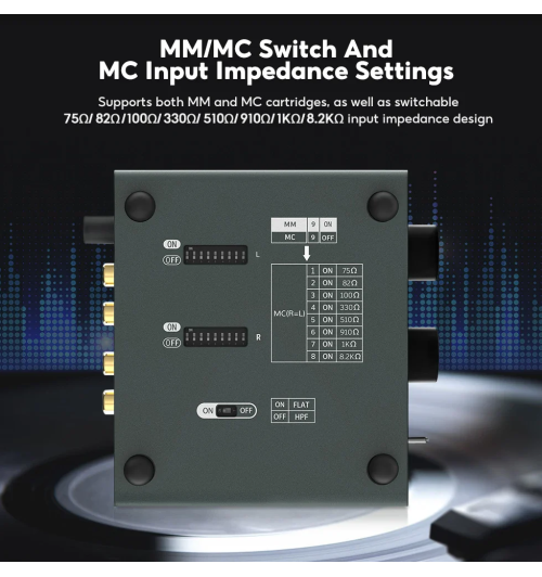 AIYIMA T3 PRO – lampowy przedwzmacniacz gramofonowy MM/MC