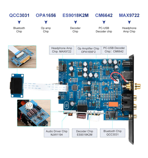 AIYIMA T8 – lampowy przedwzmacniacz hi-fi z USB i Bluetooth 5.0