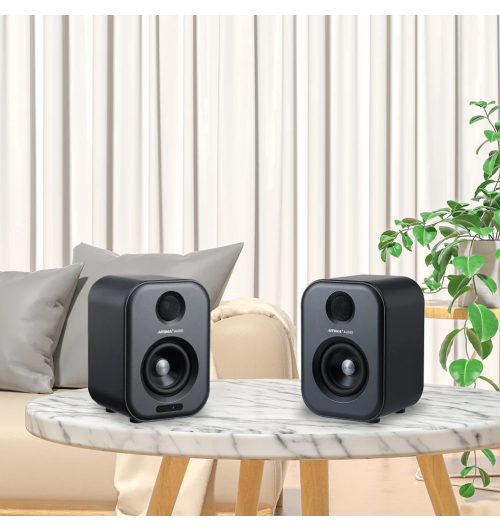 AIYIMA S400 – kompaktowe aktywne głośniki stereo o mocy 80W