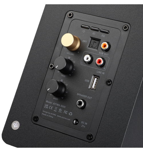 AIYIMA S500 – aktywne głośniki Bluetooth o mocy 120W