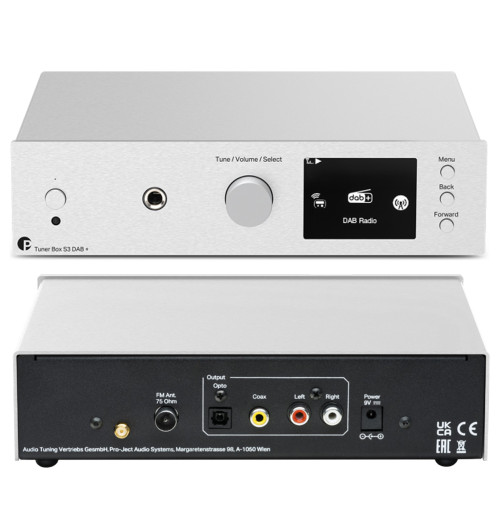 Pro-Ject Tuner Box S3 DAB+ - Tuner radiowy FM, DAB+ i radio internetowe