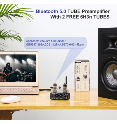 AIYIMA T7 – Lampowy przedwzmacniacz Hi-End z Bluetooth 5.0