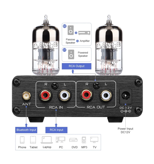 AIYIMA T7 – Lampowy przedwzmacniacz Hi-End z Bluetooth 5.0