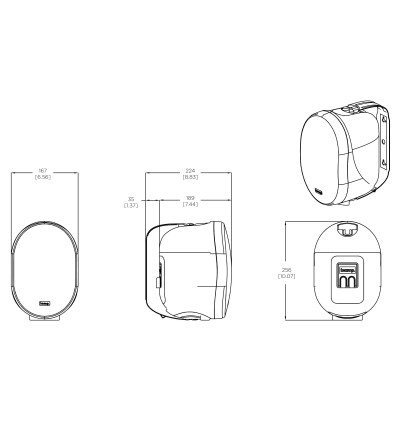Biamp OVO5T - Kompaktowe głośniki naścienne (para)