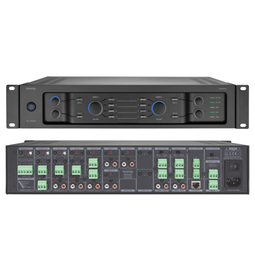 Biamp PREZONE2 - Dwustrefowy przedwzmacniacz miksujący stereo