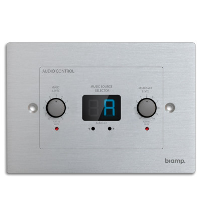 Biamp ZONE4R - Panel ścienny do sterowania przedwzmacniaczem ZONE4