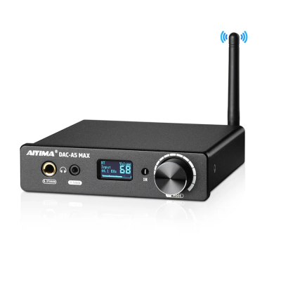 AIYIMA DAC-A5 MAX – High-endowy przetwornik DAC z podwójnym wyjściem słuchawkowym