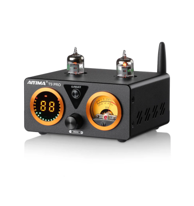 AIYIMA T9 PRO – high-endowy wzmacniacz lampowy 100W x2 z Bluetooth 5.1