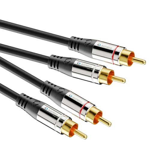 Sonero SAC700 - Kabel interkonekt stereo audio 2x RCA - 2x RCA