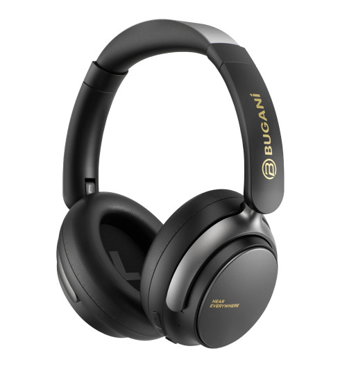 BUGANi Space BH01 - Nauszne słuchawki bezprzewodowe Bluetooth 6.0 z ANC