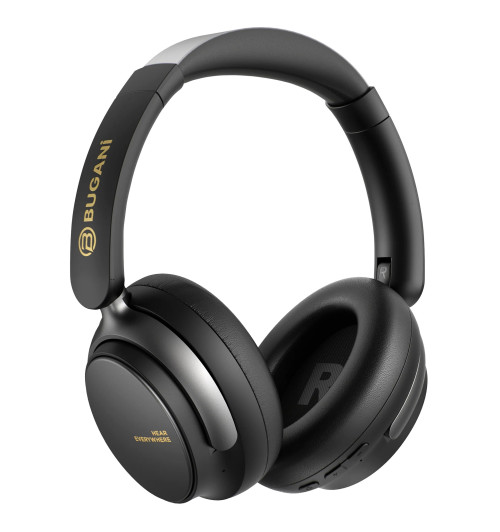 BUGANi Space BH01 - Nauszne słuchawki bezprzewodowe Bluetooth 6.0 z ANC