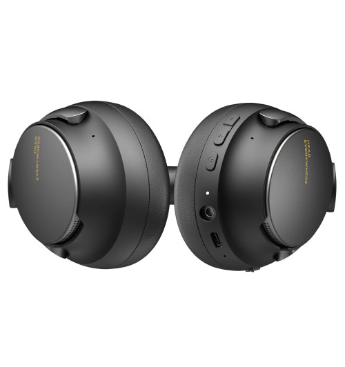 BUGANi Space BH01 - Nauszne słuchawki bezprzewodowe Bluetooth 6.0 z ANC