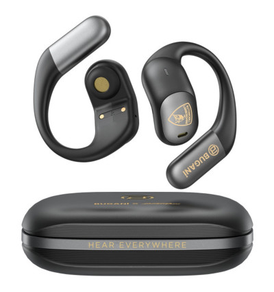 BUGANi Free B15 Lamborghini Limited Edition - Bezprzewodowe słuchawki TWS typu Open Ear Bluetooth 5.4