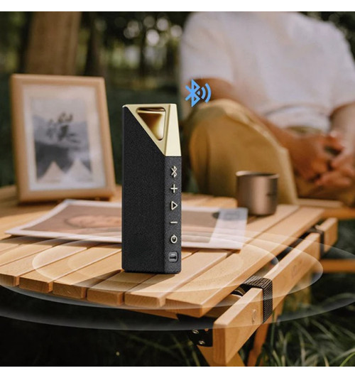 BUGANi Brief - Przenośny głośnik bezprzewodowy Bluetooth 5.0