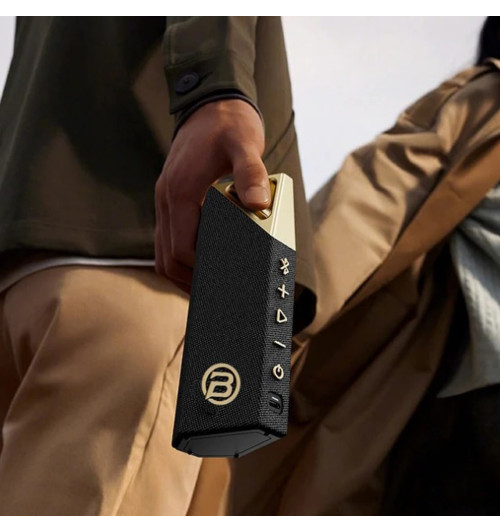 BUGANi Brief - Przenośny głośnik bezprzewodowy Bluetooth 5.0