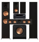 Zestaw kina domowego 5.1: Klipsch RP-8000F II + RP-500M II + RP-404C II + RP-1200SW + Onkyo TX-NR7100