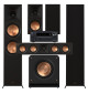 Zestaw kina domowego 5.1: Klipsch RP-8000F II + RP-600M II + RP-404C II + RP-1200SW + Onkyo TX-NR7100