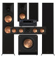 Zestaw kina domowego 5.1: Klipsch RP-8000F II + RP-600M II + RP-504C II + RP-1200SW + Onkyo TX-NR7100