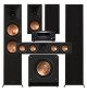 Zestaw kina domowego 5.1: Klipsch RP-8000F II + RP-600M II + RP-404C II + RP-1200SW + Onkyo TX-RZ50