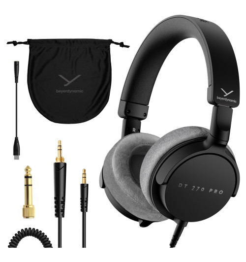 Beyerdynamic DT 270 PRO - Studyjne zamknięte słuchawki wokółuszne 45 Ohm