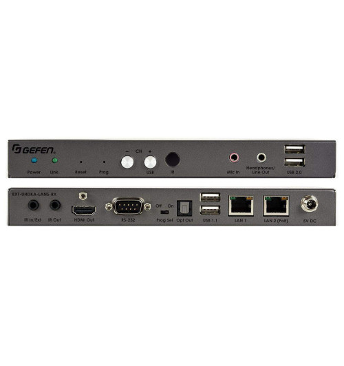 Gefen EXT-UHDKA-LANS-RX - Odbiornik do systemu dystrybucji HDMI KVM przez IP