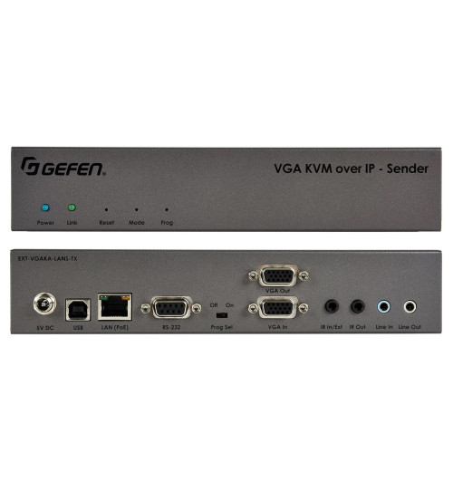 Gefen EXT-VGAKA-LANS-TX - Nadajnik do systemu dystrybucji VGA KVM przez IP