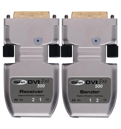 Gefen EXT-DVI-FM500 - Przedłużacz / extender światłowodowy DVI do 1500m
