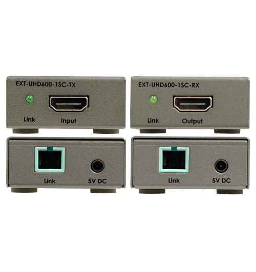 Gefen EXT-UHD600-1SC - Przedłużacz / extender światłowodowy HDMI 4K Ultra HD 600MHz do 200m