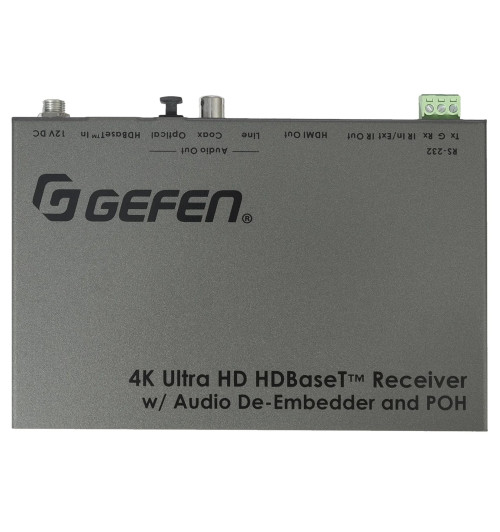 Gefen EXT-UHDA-HBTL-RX - Odbiornik przedłużacza HDMI przez CAT-5e 4K Ultra HD HDBaseT