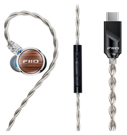 FiiO FP3 TC - Planarne słuchawki dokanałowe IEM Hi-Res z USB-C