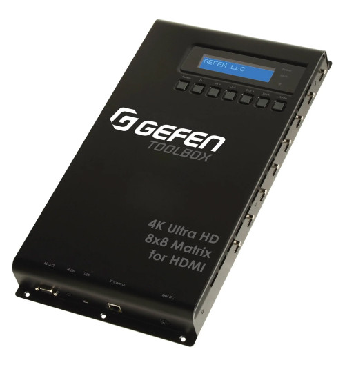 Gefen GTB-HD4K2K-848-BLK - Przełącznik HDMI 2.0 z HDCP 1.4 / Matrix 8x8 4K Ultra HD