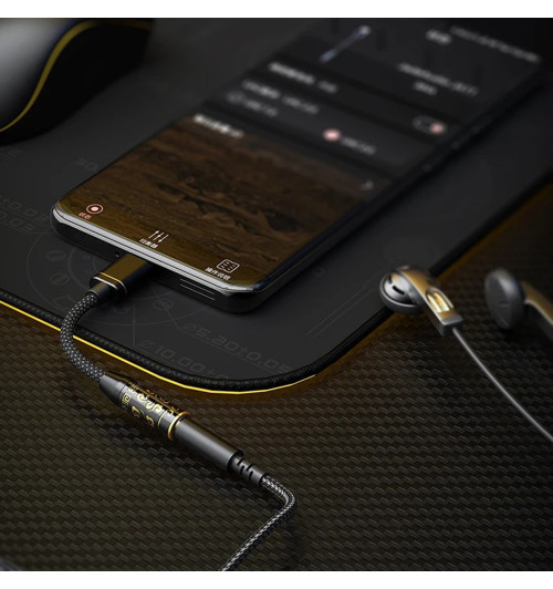 FiiO x Jade Audio JIEZI A 3.5mm - Wzmacniacz słuchawkowy z przetwornikiem DAC USB-C