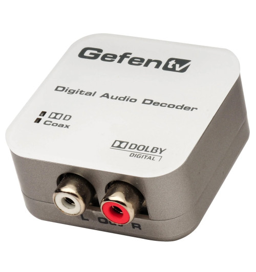 Gefen GTV-DD-2-AA - Przetwornik cyfrowo-analogowy DAC S/PDIF Toslink Dolby Digital 5.1