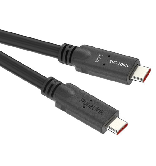 PureLink PI6500-030 PureInstall MicroX4 - Kabel USB4 (Gen2x2) USB-C do USB-C 20Gbps E-Marker 3m